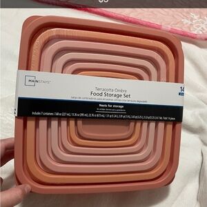 Mainstays Terracotta Ombre Storage Containers